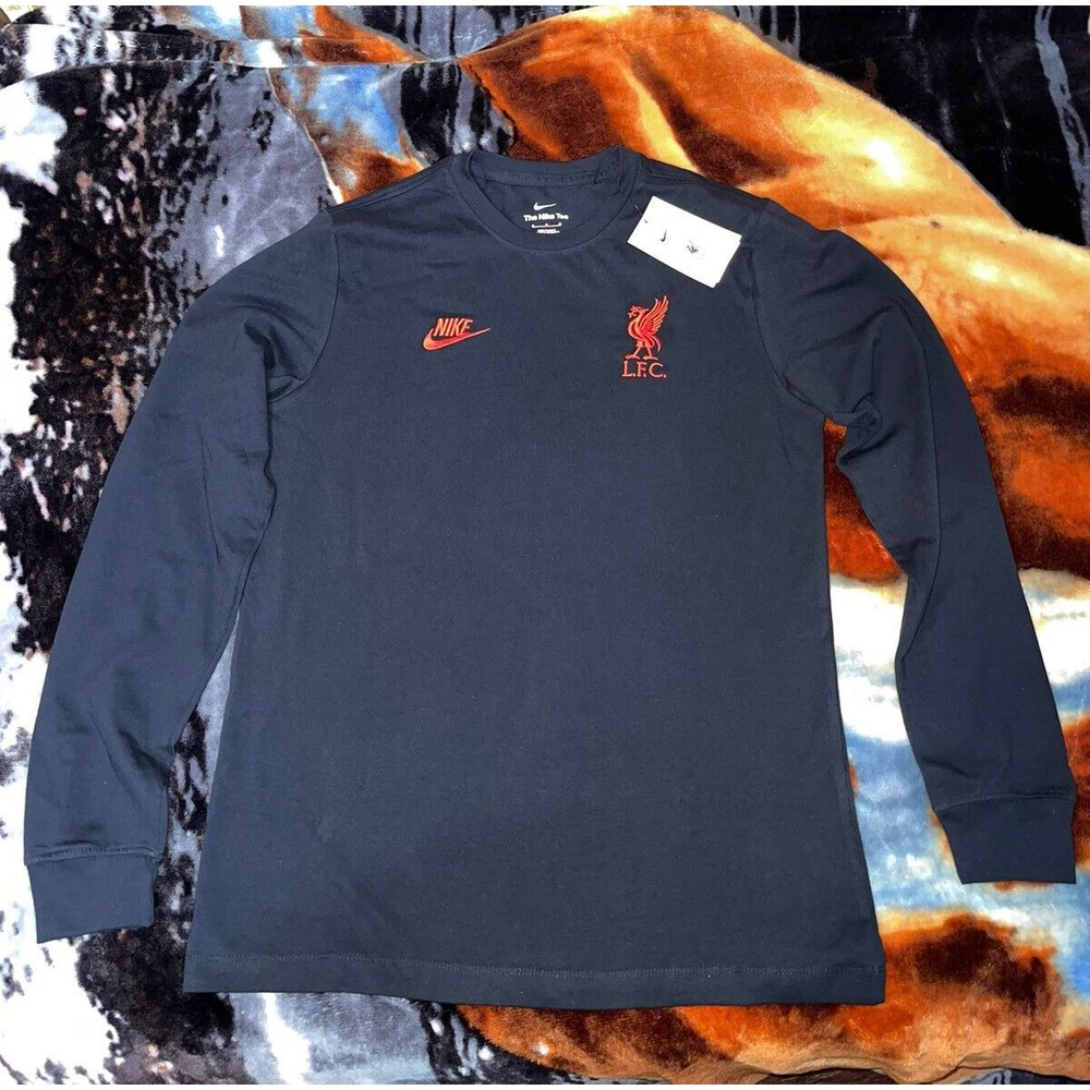 Nike Liverpool FC LS Sweatshirt Top Retro Ltd Edition Football Casual sz Medium!